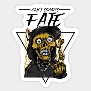 Can't escape fate Sticker